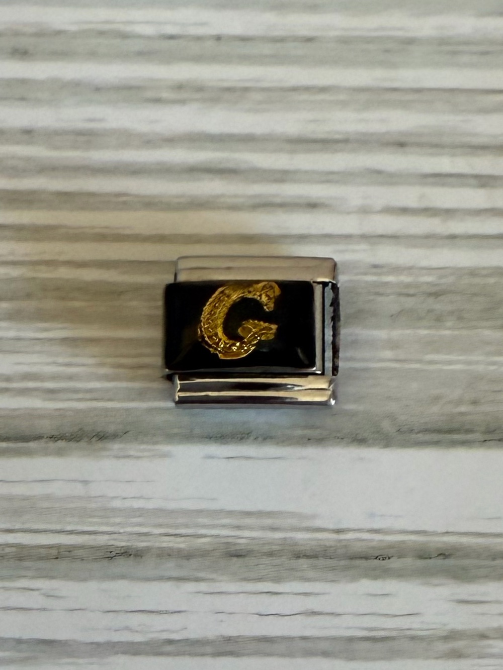 RARE Zoppini Gold “G” Symbol Italian Charm